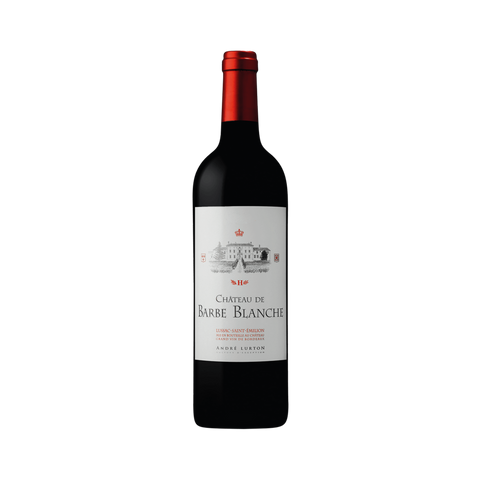 A bottle of Château de Barbe Blanche