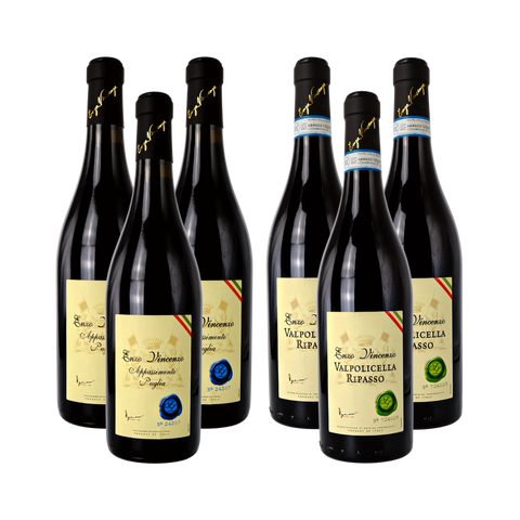 6 bottles of Italian Duo Mix Wine Case