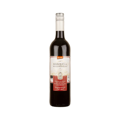 A bottle of Marqués de Mesasrrubias Tempranillo
