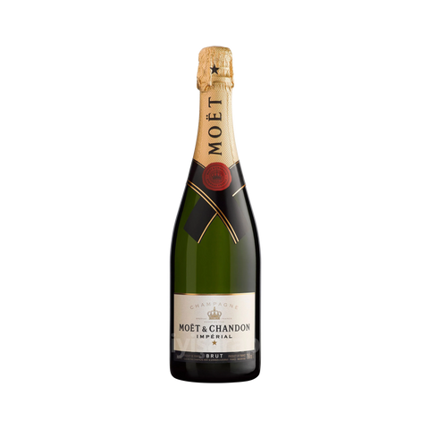 A bottle of Moet & Chandon Imperial Brut NV champagne