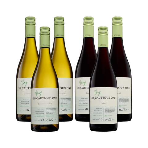 Alcohol Free Mix Case including 3 white 3 red wines