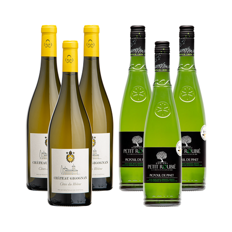 6 bottles of Organic French White Wine Mix Case