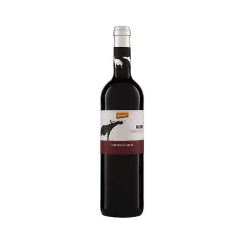 A bottle of Parra Jimenez Platero Tempranillo Syrah wine
