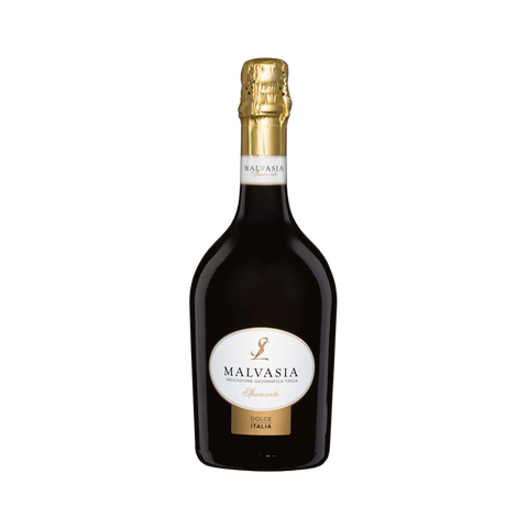 A bottle of SL Malvasia IGT Emilia Spumante Dolce