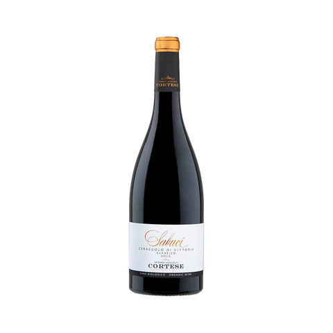 A bottle of Azienda Agricola Cortese Sabuci Cerasuolo di Vittoria DOCG Organic 2021
