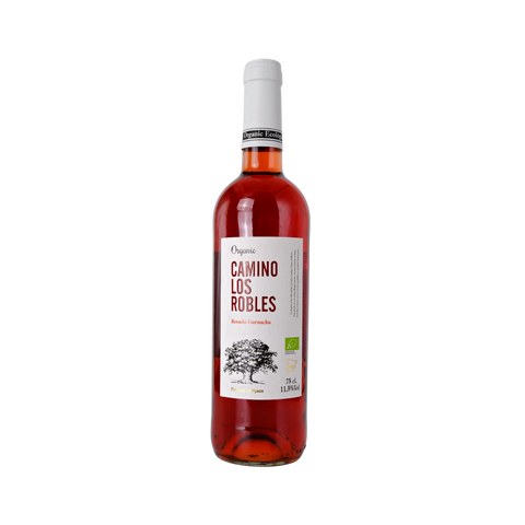 A bottle of Camino Los Robles Rosado Garnacha