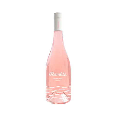 A botle of Rambla Born Rose wine