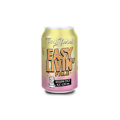 A can of Tiny Rebel Easy Livin' Session Pale Ale