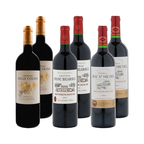 6 bottle of French Red Mix Wine Case