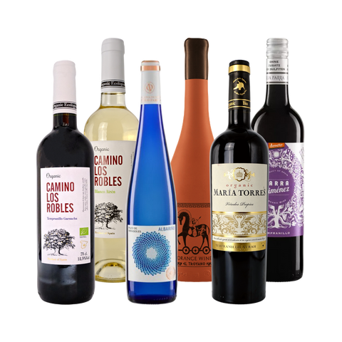 6 bottles of Organic Spanish Wine Mix Case