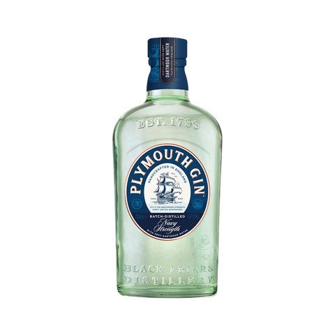 A bottle of Plymouth Gin Navy Strength 70cl