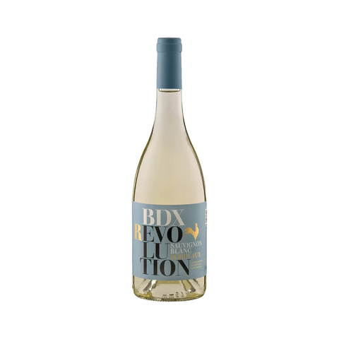 A bottle of BDX Revolution Sauvignon Blanc Bordeaux AOC