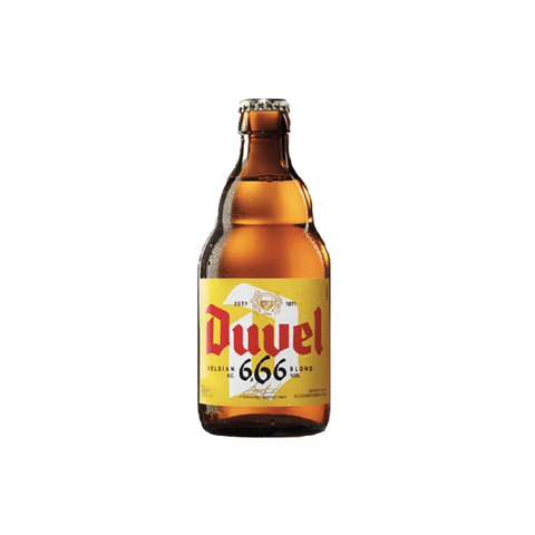 A bottle of Duvel 6.66%
