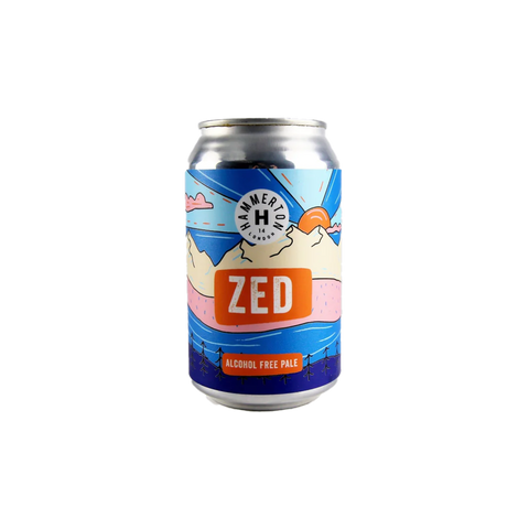 A can of Hammerton Zed Alcohol Free Pale Ale beer
