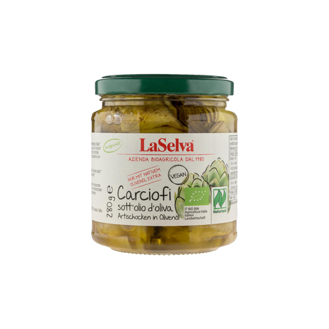 A can of LaSelva Artichokes in Olive Oil