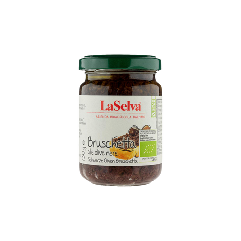 A can of LaSelva Black Olive Bruschetta Topping