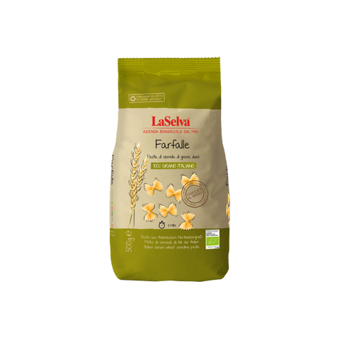 A package of LaSelva Farfalle Pasta From Durum Wheat Semolina