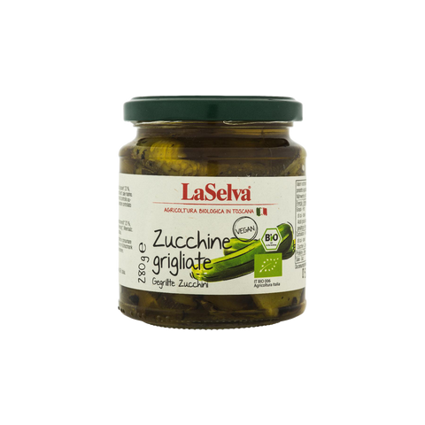 A can of LaSelva Grilled Zucchini in Oil