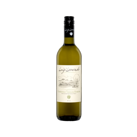 A bottle of Luigi Leonardo Chardonnay Trebbiano Rubicone IGT