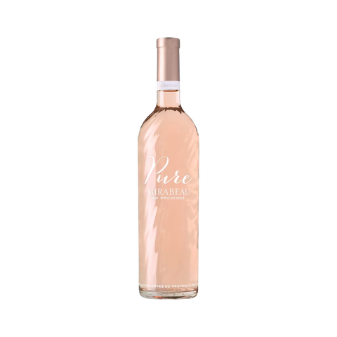 A bottle of Pure Mirabeau Provence Rose