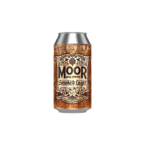 A can of Moor Smoked Lager beer