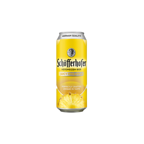 A can of Schöfferhofer Juicy Pineapple