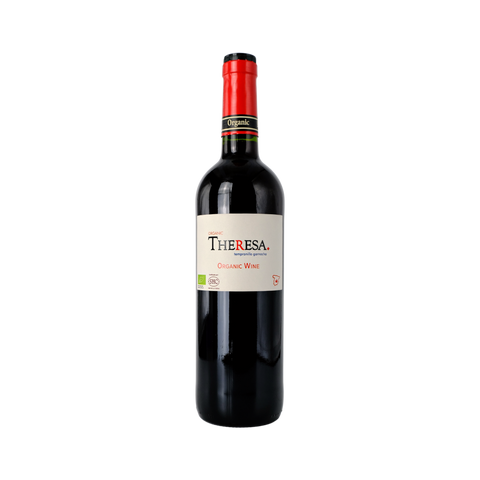 A bottle of Theresa Tempranillo Garnacha wine