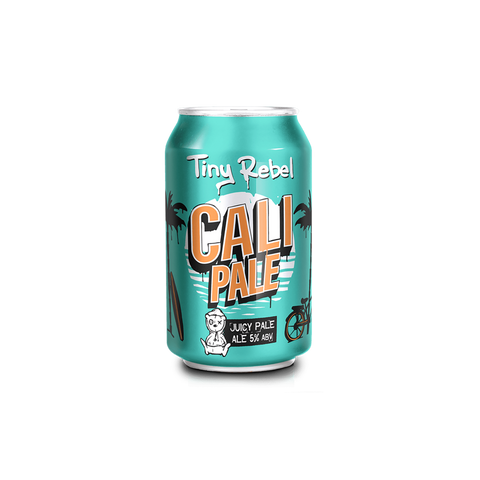 A can of Tiny Rebel Cali Pale Ale beer