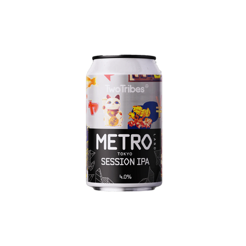 A can of Two Tribes Metro Land Tokyo Session IPA beer